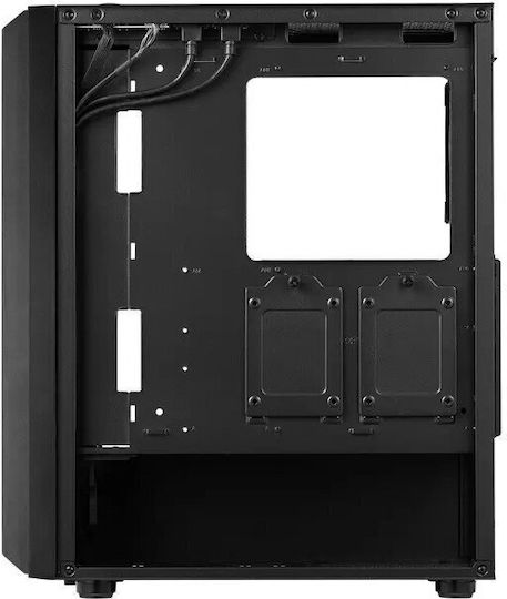 Adata Valor Storm Compact Gaming Middle Tower Carcasă PC cu Deschidere Laterală Neagră