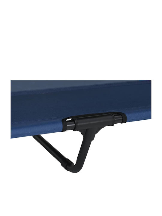 vidaXL Erhöht Hundebett Blau 81x127cm.