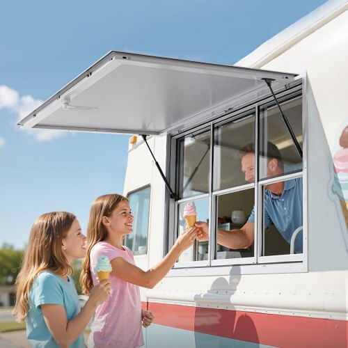 Vevor 152x92 Cm Concession Stand Serving Window Food Truck Service Awning