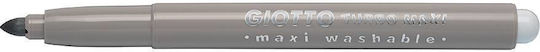 Giotto Turbo Maxi Сив Маркери за рисуване Дебели Комплект 12бр