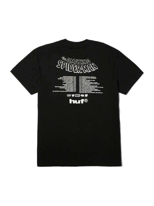 Huf X Marvel Spider-Man Three Hundred T-shirt Men’s Black Ts02729-Black