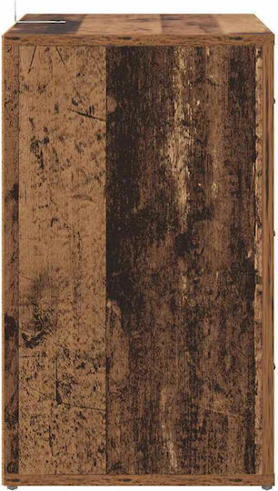 Κομοδίνο Ξύλινο Παλιό ξύλο 50x36x60cm