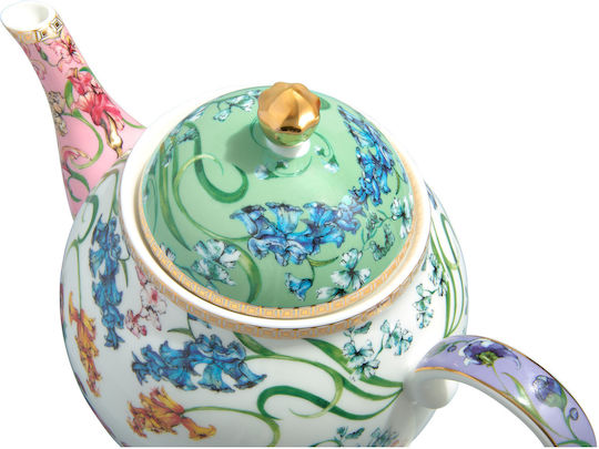Maxwell & Williams Teapot with Filter Porcelain Multicolored 1000ml