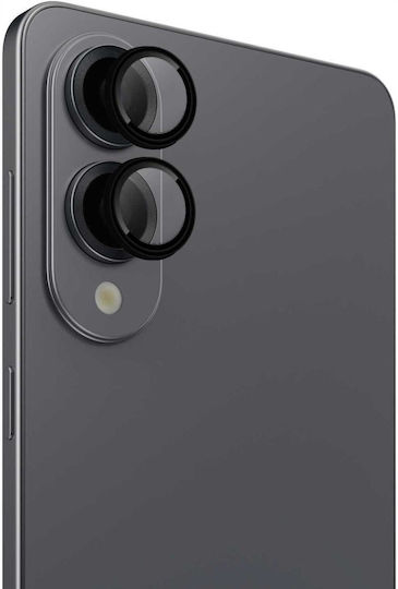 Spacecase Camera Protection Tempered Glass Black for the Samsung Galaxy S25 Edge