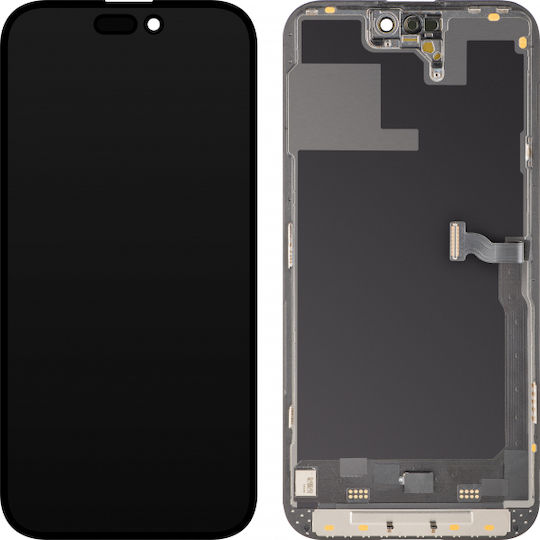 MP Οθόνη με Μηχανισμό Αφής για iPhone 14 Pro Max (Μαύρο)