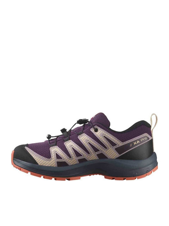 Salomon Kids Hiking Shoes Xa Pro V8 Waterproof Black