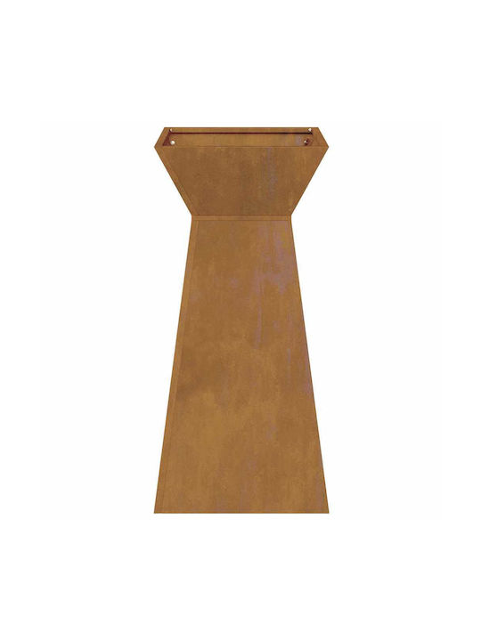 vidaXL Γλάστρα Μεταλλική 35x35x73εκ.