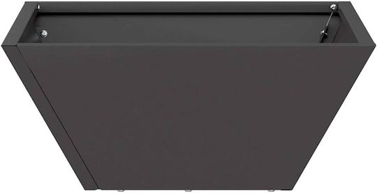 Vidaxl Μεταλλική Γλάστρα Μαύρη Μέταλλο 35 X 35 X 15 Cm Ανθεκτική Μαύρο Vidaxl Μεταλλική Γλάστρα Μαύρη Μέταλλο 35 X 35 X 15 Cm Ανθεκτική Μαύρο