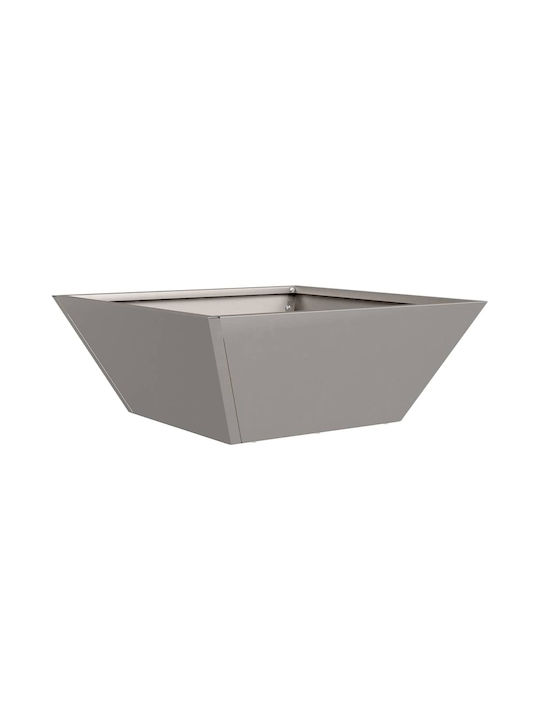 Vidaxl Metal Planter Durable Steel 40 x 40 x 15 cm Other