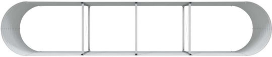 vidaXL Метална Бронзова Кутия За Саксии 400x80x81см
