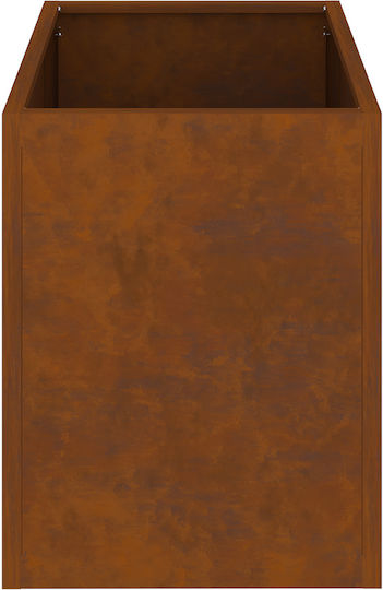 vidaXL Pot Metallic Brown 50x32x40cm.