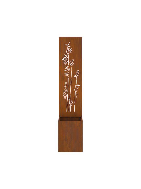 vidaXL Pot Metallic Rusty 32x140cm.