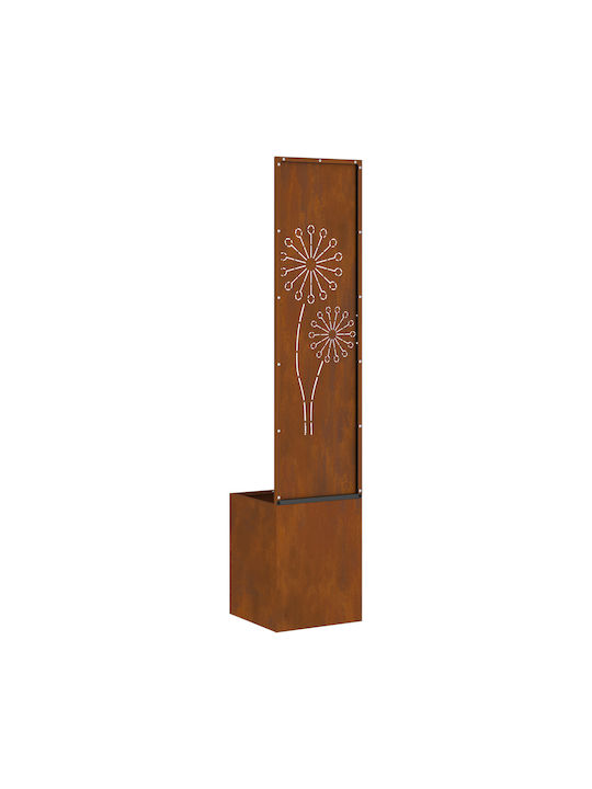 vidaXL Ghiveci Metal Rusty 32x140cm.