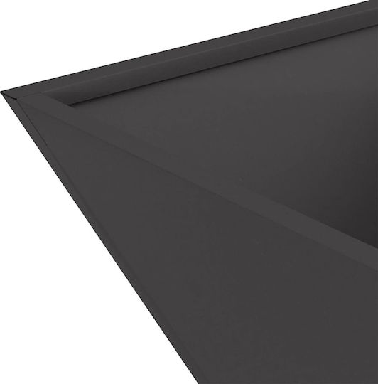 vidaXL Σετ 5 Ζαρντινιέρες Πλαστικές Μαύρο 35x15εκ.