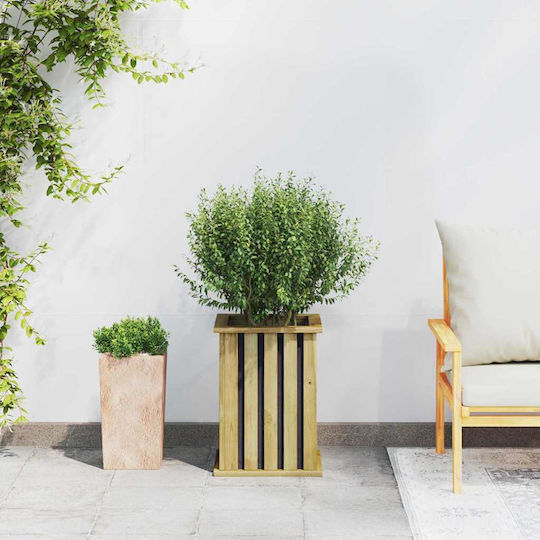 vidaXL Pot Wooden 33x33x45cm.