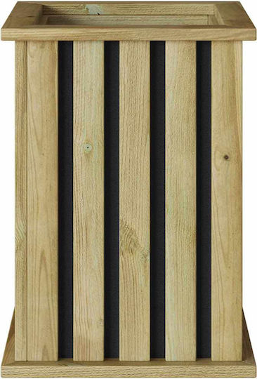 vidaXL Pot Wooden 33x33x45cm.