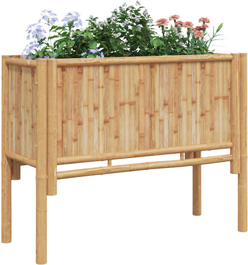 vidaXL Blumenkasten Bambus Brown 90x35x70cm.