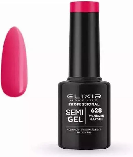 Elixir Semi Gel Halb-permanenter Nagellack 628 Primrose Garden 5ml 1Stück