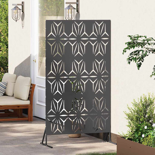 vidaXL Raumteiler Metall mit 1 Paneel 100x180cm