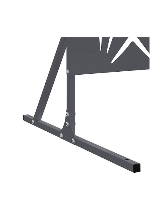vidaXL Separator De Cameră Metalic 100x180cm