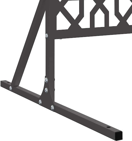 vidaXL Separator De Cameră Metalic 100x180cm