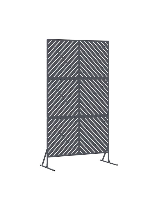 vidaXL Raumteiler Metall 100x180cm