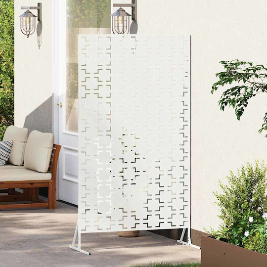 vidaXL Raumteiler Metall mit 1 Paneel 100x180cm