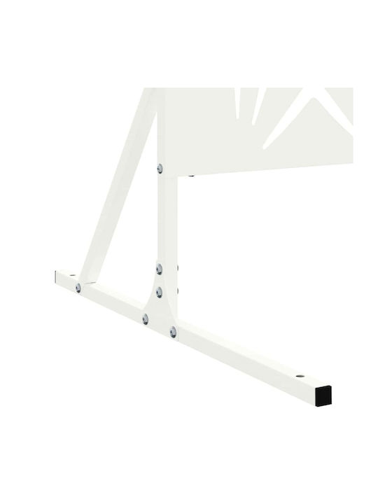 vidaXL Raumteiler Metall 100x180cm