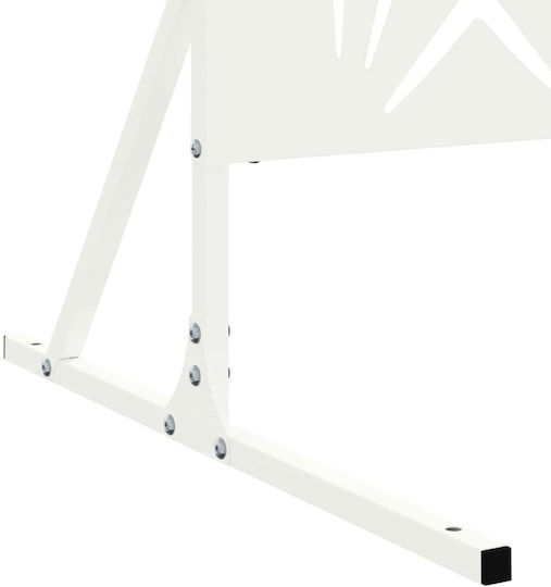 vidaXL Raumteiler Metall 100x180cm