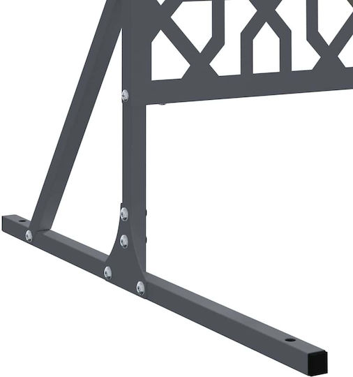 vidaXL Separator De Cameră Metalic 100x180cm