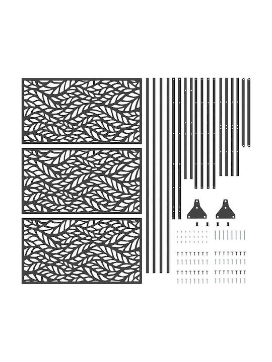 vidaXL Decorative Metal Room Divider 100x180cm