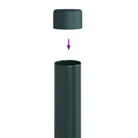 vidaXL Garden Fencing Material 2pcs Green