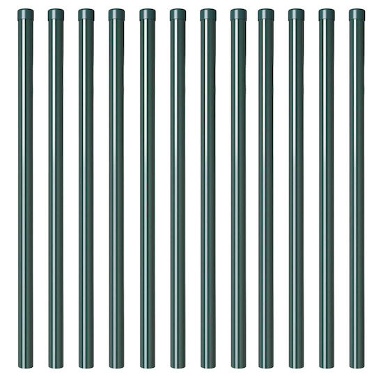 vidaXL Garden Fencing Material 12pcs Green