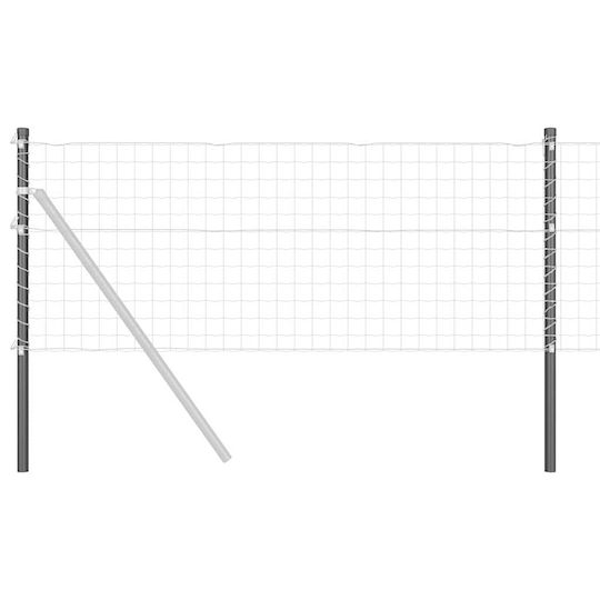 vidaXL Garden Fencing Material 12pcs Gray