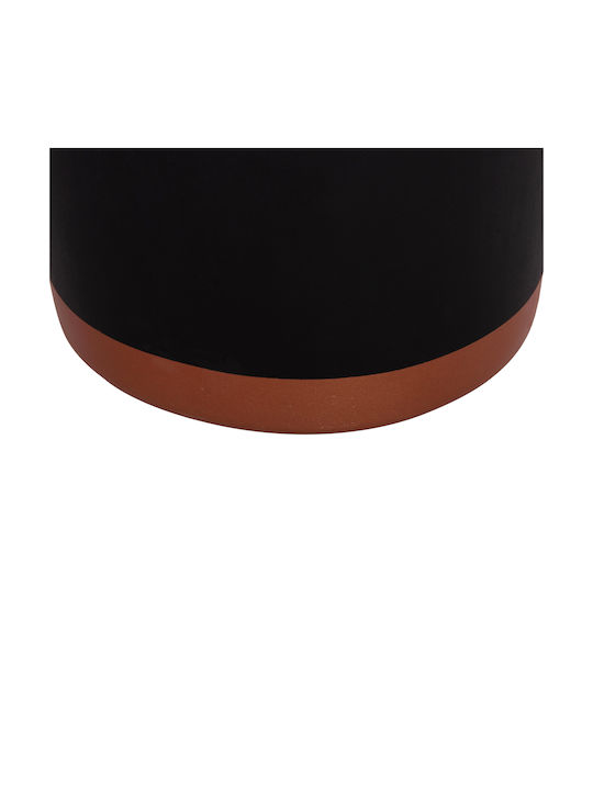 HomeMarkt Tryll Betongblumentopf Schwarz 31cm