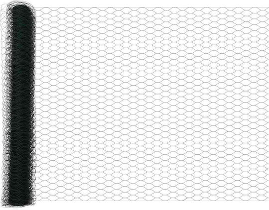 vidaXL Drahtgeflecht mit PVC-Beschichtung Grün 1x10m