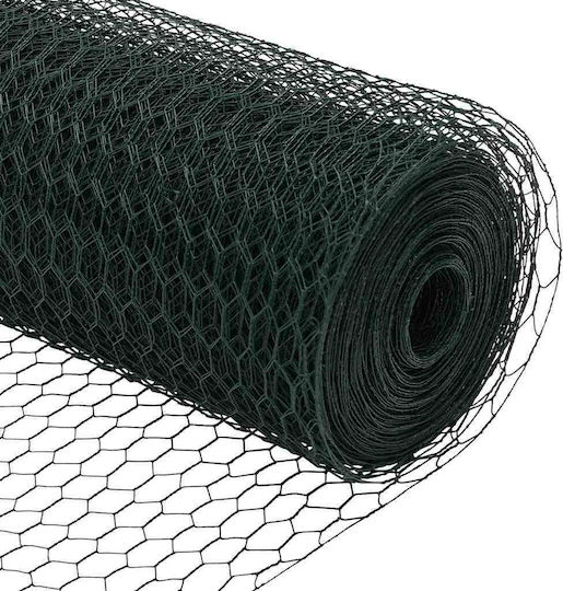 vidaXL Plasă de sârmă Module Verde 0.6x25m