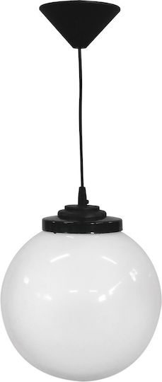 Heronia Φ20 lp-100Κ Κρεμαστό Φωτιστικό Λευκό 20x95εκ.