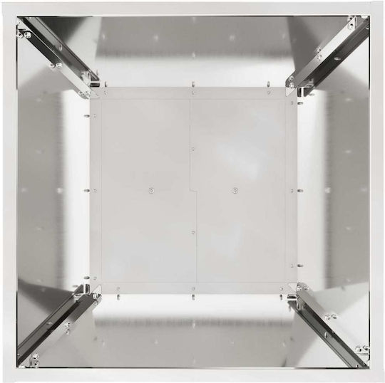vidaXL Suport Metalic Argintiu Pentru Plante 40x40x101 cm
