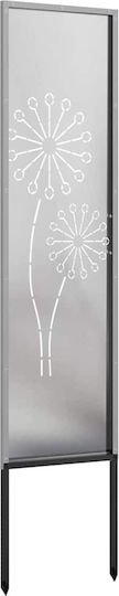vidaXL Garden Decoration Made of Stainless Steel 32x1.7x140cm 876235