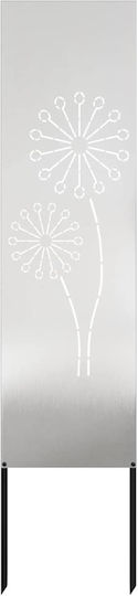 vidaXL Garden Decoration Made of Stainless Steel 32x1.7x140cm 876235