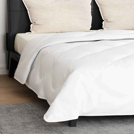 vidaXL Kingsize-Hoteldecke Weiß 260x220cm 3Stück