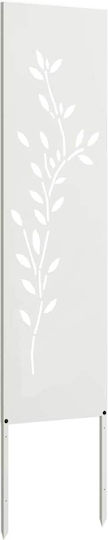 Vidaxl Decorative Garden Panel White 32 x 140 cm
