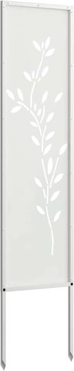 Vidaxl Decorative Garden Panel White 32 x 140 cm
