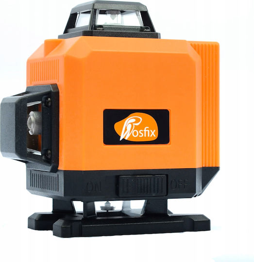 Rosfix Αυτορυθμιζόμενο Γραμμικό Αλφάδι Laser Πράσινης Δέσμης 3.7V με Εύρος Εργασίας 3.5m