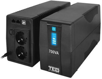 TED Electric TED003959 Unitate UPS Linie Interactivă 700VA 400W