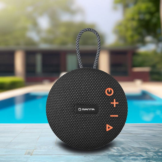 Manta SPK02GO Ηχείο Bluetooth 15W Μαύρο