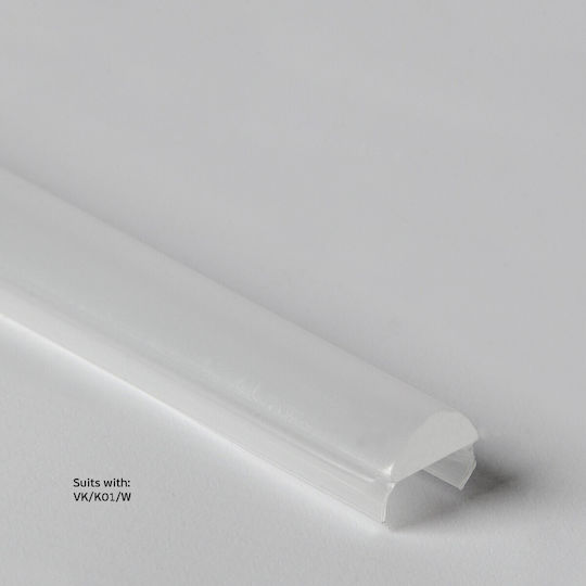VK Lighting External Aluminum Profile for LED Strip 200x1.7x0.9cm