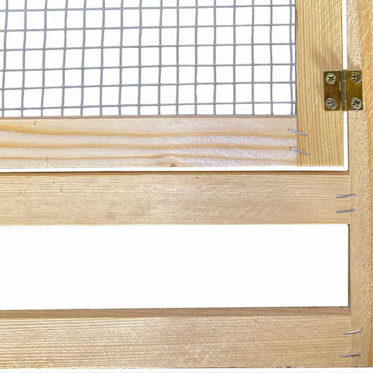 vidaXL Wooden Poultry Coop L1.5 x W0.89 x H0.6m