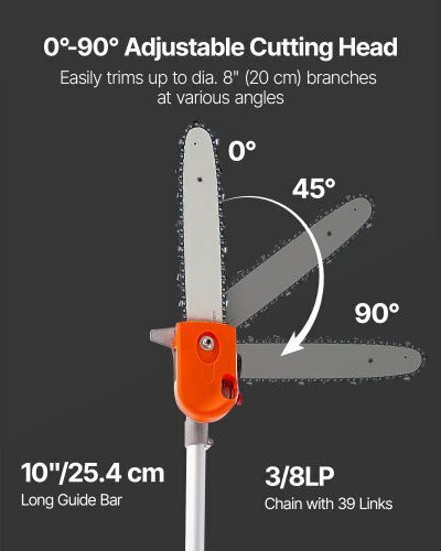 Vevor Vevor Garden Multi Tool Gasoline 2 in 1 Chainsaw Extension